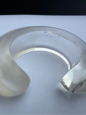 Patricia Von Mosuln Lucite Cuff Bracelet